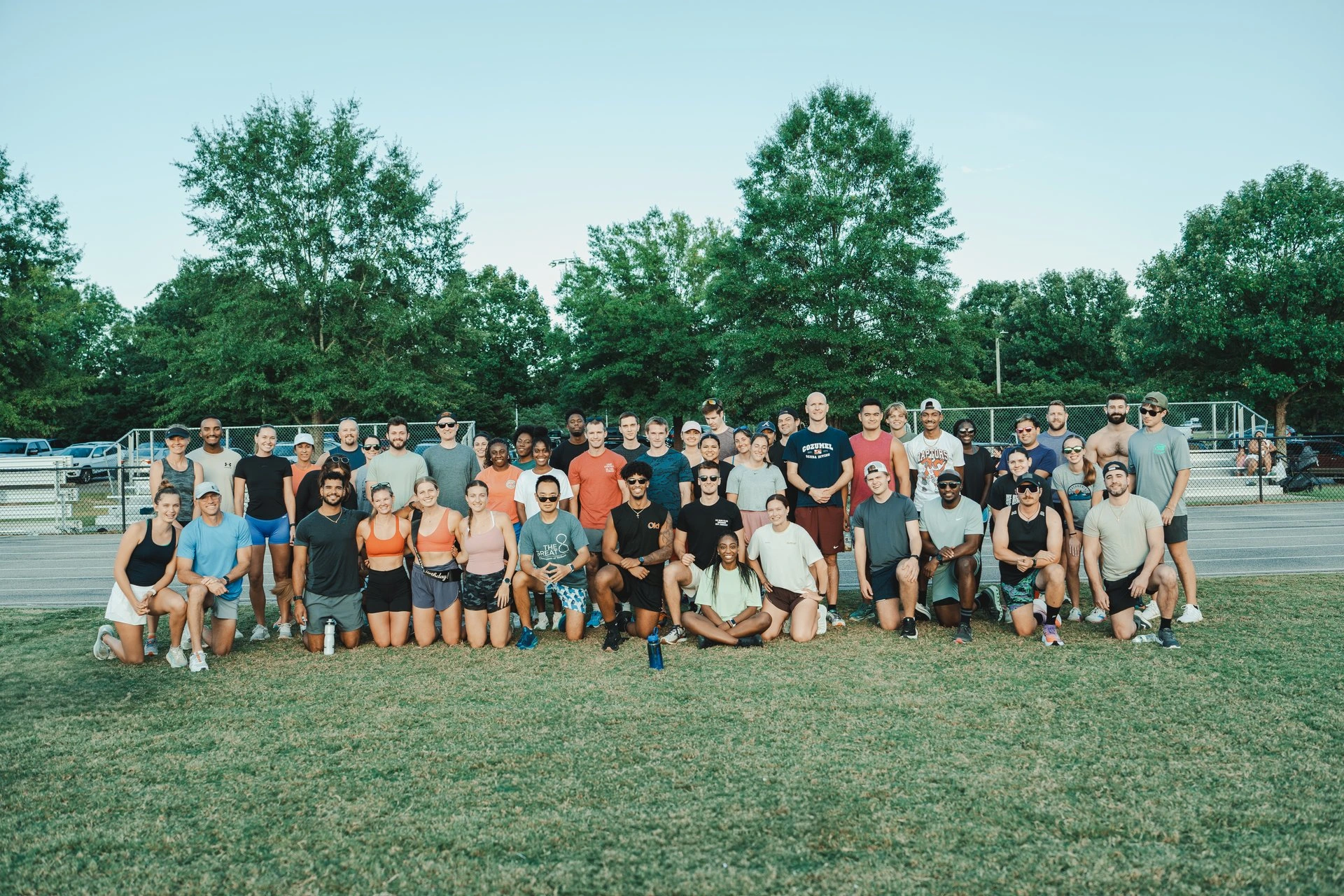 A big group run morning
